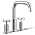 Product Image of Purist Deck Mounted Bath Faucet Trim w/ Cross Handles (Polished Chrome), K-T14428-3-CP