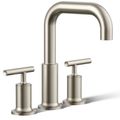 Product Image of Purist Deck Mounted Bath Faucet Trim w/ Lever Handles (Vibrant Brushed Nickel), K-T14428-4-BN
