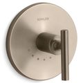 Product Image of Purist Mastershower Temperature Control Valve Trim w/ Lever Handle (Vibrant Brushed Bronze)