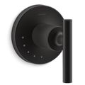 Product Image of Purist Mastershower Volume Control Valve Trim w/ Lever Handle (Matte Black)