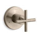Product Image of Purist Mastershower Transfer Valve Trim w/ Cross Handle (Vibrant Brushed Bronze)