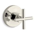 Product Image of Purist Mastershower Transfer Valve Trim w/ Cross Handle (Vibrant Polished Nickel)