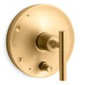 Product Image of Purist Rite-temp Valve Trim w/ Push-button Diverter And Lever Handle (Vibrant Brushed Moderne Brass)