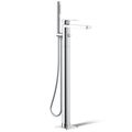 Product Image of Parallel Floor Mount Bath Filler Trim w/ Handshower (Polished Chrome)