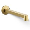Product Image of Wall Mount Bathroom Sink Faucet Spout Only w/ Row Design, 1.2 GPM (Vibrant Brushed Moderne Brass), K-T23889-2MB