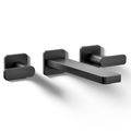 Product Image of Parallel Wall Mount Bathroom Faucet, 1.2 GPM (Matte Black)