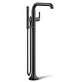 Product Image of Tone Floor Mount Bath Filler Trim w/ Handshower (Matte Black)