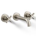 Product Image of Castia Wall Mount Bathroom Faucet, 1.2 GPM (Vibrant Brushed Nickel), K-T35909-3-BN
