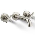 Product Image of Castia Wall Mount Bath Faucet Trim (Vibrant Polished Nickel)