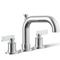 Product Image of Castia Deck Mounted Bath Faucet Trim w/ Diverter (Polished Chrome)
