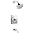 Product Image of Castia Rite-temp Bath And Shower Trim Kit, 1.75 GPM (Polished Chrome), K-T35918-4G-CP
