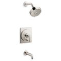 Product Image of Castia Rite-temp Bath And Shower Trim Kit, 1.75 GPM (Vibrant Polished Nickel), K-T35918-4G-SN