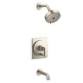 Product Image of Castia Rite-temp Bath And Shower Trim Kit, 2.5 GPM (Vibrant Brushed Nickel), K-T35918-4Y-BN