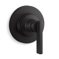 Product Image of Castia Mastershower Transfer Valve Trim w/ Lever Handle (Matte Black)