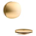 Product Image of PureFlo Rotary-turn Bath Drain Trim (Vibrant Brushed Moderne Brass), K-T37391-2MB