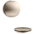 Product Image of PureFlo Rotary-turn Bath Drain Trim (Vibrant Brushed Bronze), K-T37391-BV