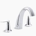 Product Image of Alteo Deck Mounted Bath Faucet Trim (Polished Chrome)