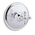 Product Image of Artifacts Mastershower Temperature Control Valve Trim w/ Cross Handle (Polished Chrome)