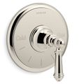 Product Image of Artifacts Mastershower Temperature Control Valve Trim w/ Lever Handle (Vibrant Polished Nickel)