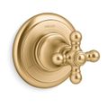 Product Image of Artifacts Mastershower Transfer Valve Trim w/ Cross Handle (Vibrant Brushed Moderne Brass)