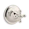 Product Image of Artifacts Mastershower Transfer Valve Trim w/ Cross Handle (Vibrant Polished Nickel)