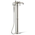 Product Image of Artifacts Floor Mount Bath Filler Trim w/ Handshower (Vibrant Polished Nickel)