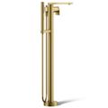 Product Image of Composed Floor Mount Bath Filler Trim w/ Handshower (Vibrant Brushed Moderne Brass)