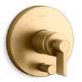 Product Image of Rite-temp Valve Trim w/ Lever Handle And Diverter (Vibrant Brushed Moderne Brass)