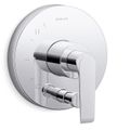 Product Image of Avid Rite-temp Valve Trim w/ Push-button Diverter (Polished Chrome)