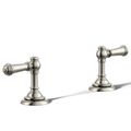 Product Image of Artifacts Deck Mounted Bath Faucet Handle Trim w/ Lever Design (Vibrant Polished Nickel)