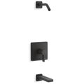 Product Image of Parallel Rite-temp Bath And Shower Trim Kit, w/ out Showerhead (Matte Black)