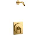 Product Image of Castia Rite-temp Shower Trim Kit, w/ out Showerhead (Vibrant Brushed Moderne Brass)