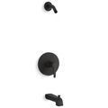 Product Image of Pitch Rite-temp Bath And Shower Trim Kit, w/ out Showerhead (Matte Black)