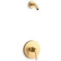 Product Image of Pitch Rite-temp Shower Trim Kit, w/ out Showerhead (Vibrant Brushed Moderne Brass)