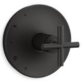Product Image of Purist Rite-temp Valve Trim w/ Cross Handle (Matte Black)