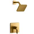 Product Image of Parallel Rite-temp Shower Trim Kit, 2.5 GPM (Vibrant Brushed Moderne Brass)