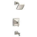Product Image of Riff Rite-temp Bath And Shower Trim Kit, 2.5 GPM (Vibrant Polished Nickel)