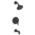 Product Image of Tone Rite-temp Bath And Shower Trim Kit, 2.5 GPM (Matte Black)