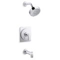 Product Image of Castia Rite-temp Bath And Shower Trim Kit, 1.75 GPM (Polished Chrome), K-TS35917-4G-CP