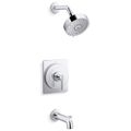 Product Image of Castia Rite-temp Bath And Shower Trim Kit, 2.5 GPM (Polished Chrome), K-TS35917-4Y-CP