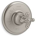 Product Image of Artifacts Rite-temp Valve Trim w/ Cross Handle (Vibrant Brushed Nickel)