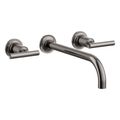Product Image of Purist Wall-Mount Bathroom Faucet Trim w/ Lever Handles, 1.2 Gpm (Vibrant Titanium), K-T14414-4-TT