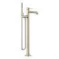 Product Image of Occasion Floor-Mount Bath Filler Trim w/ Handshower (Vibrant Brushed Nickel), T27025-4-BN