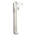 Product Image of Riff Floor-Mount Bath Filler Trim w/ Handshower (Vibrant Polished Nickel), K-T27408-4-SN