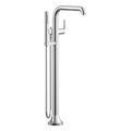 Product Image of Tone Floor-Mount Bath Filler Trim w/ Handshower (Polished Chrome), K-T27424-4-CP