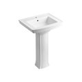 Product Image of Archer 24" Rectangular Pedestal Bathroom Sink (White), K-2359-1-0
