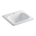 Product Image of 21" Rectangular Drop-In Bathroom Sink (White), K-2895-1-0