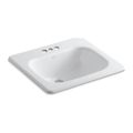 Product Image of 21" Rectangular Drop-In Bathroom Sink (White), K-2895-4-0