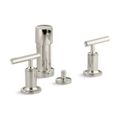 Product Image of Vertical Spray Bidet Faucet w/ Lever Handles (Vibrant Polished Nickel), K-14431-4-SN