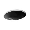 Product Image of 21-1/4" Oval Undermount Bathroom Sink (Black/Black), K-2211-7